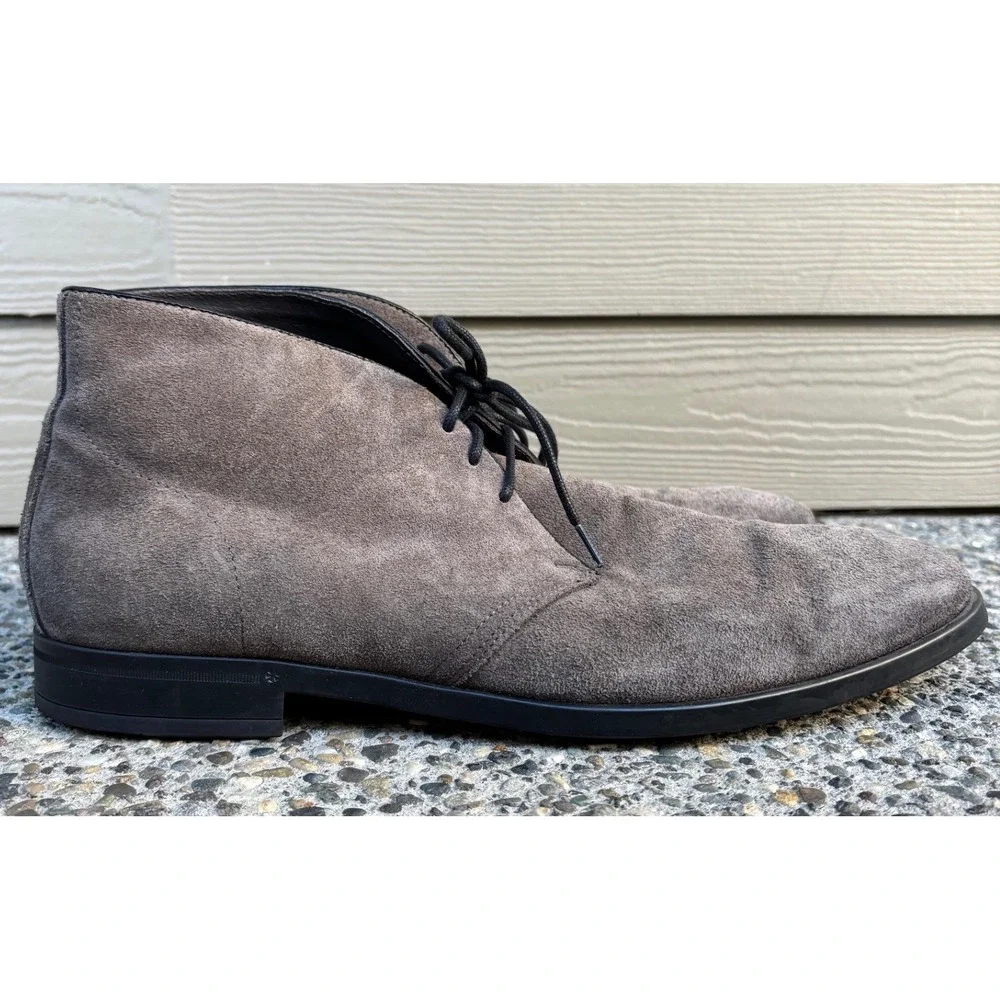 To Boot New York Men's Grey Suede Chukka Boots Made in Italy Size 12 M